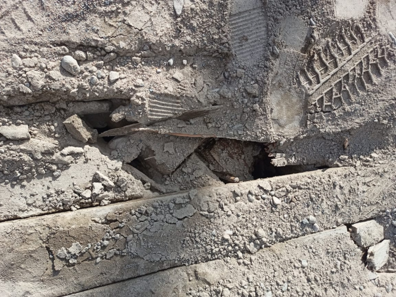    Аварийный мост закрыли для проезда в поселке Карелиипос. Валдай Сегежского округа