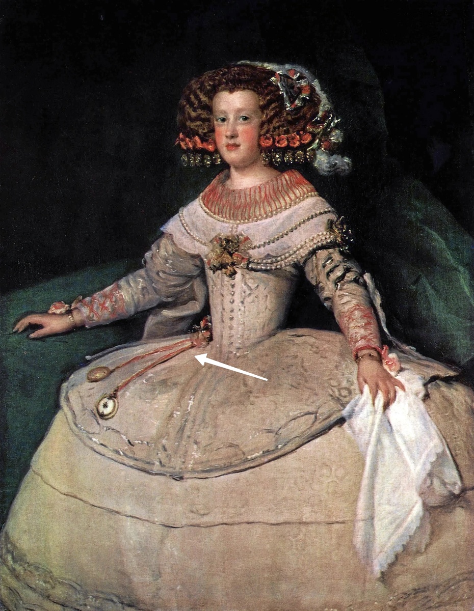 Диего Веласкес. Портрет инфанты Марии Терезии в четырнадцатилетнем возрасте. 1652-1653. Холст, масло. Музей истории искусства, Вена