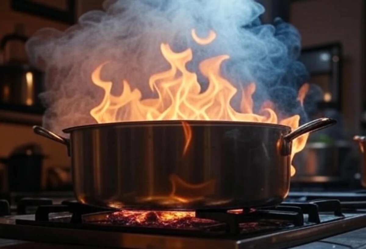    Семья в ЕАО едва не лишилась квартиры из-за оставленной на плите кастрюли