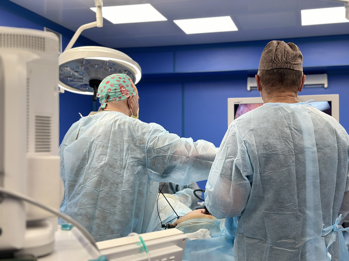 Лапароскопия. Лечение пролапса