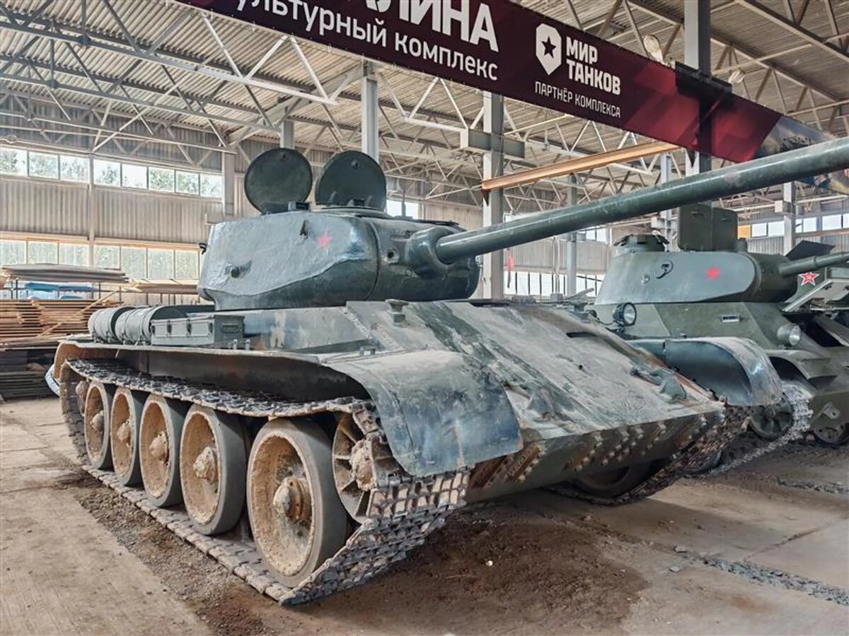 Танк Т-44 на "Линии Сталина" © Sputnik / Тамара Беляева