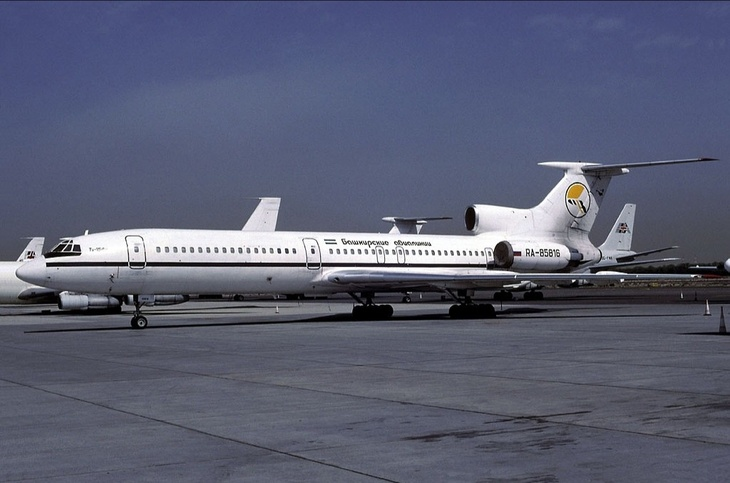 RA-85816, Ту-154, участвовавший в аварии, в марте 2002 года, за 4 месяца до аварии. Фото: radiokp.ru
