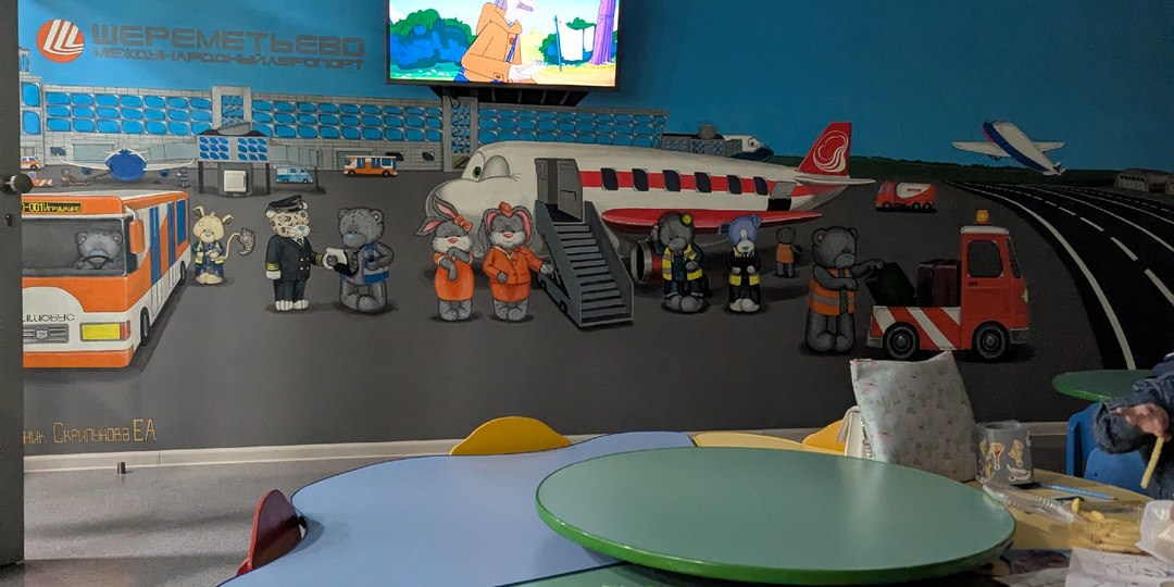 Обзор комнаты матери и ребенка в аэропорту Шереметьево