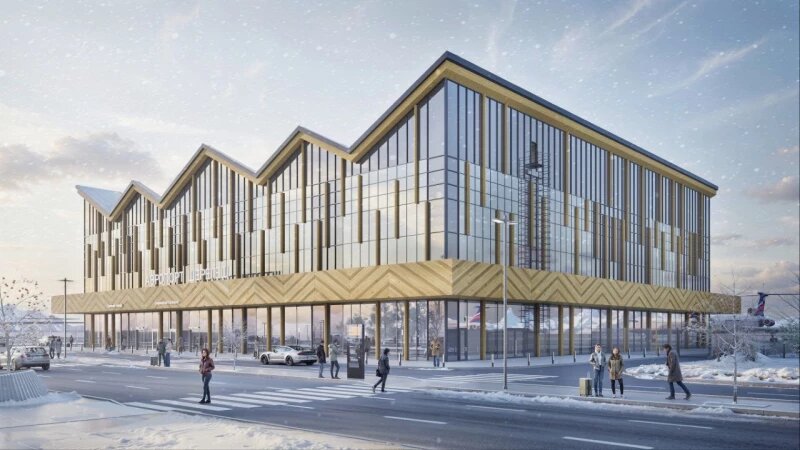     Будущий аэропорт в Шерегеше Телеграм-канал «Новапорт»