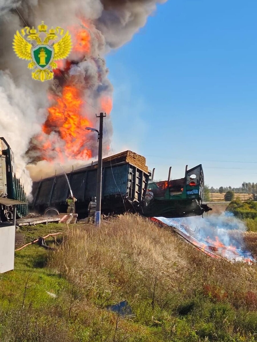    Авария на железной дороге в Смоленской области. Источник: Московская межрегиональная транспортная прокуратура