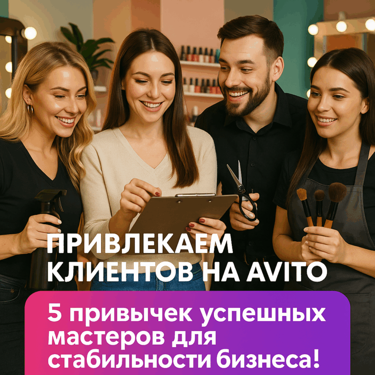   5 привычек успешных мастеров на Авито-Магнит+: как привлечь постоянных клиентов и увеличить доход admin