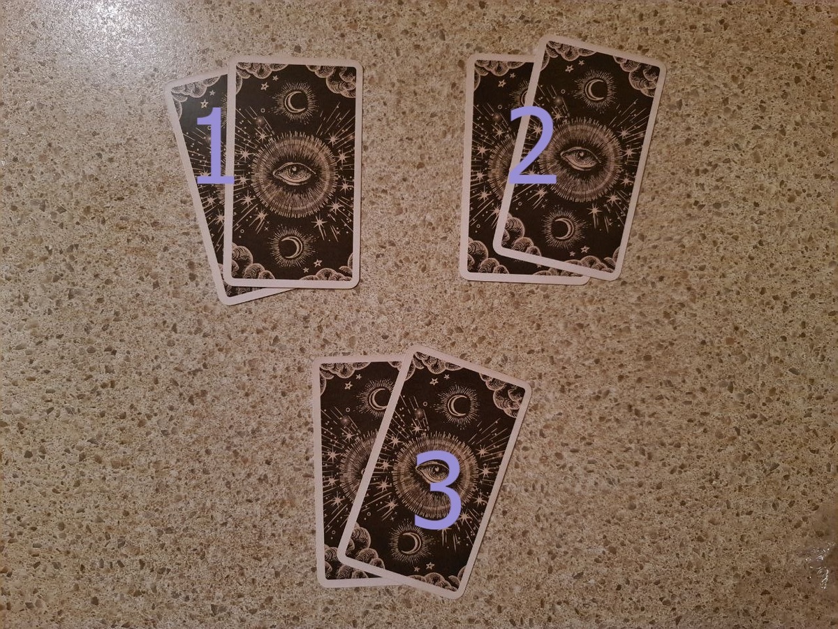 Позиции расклада. Фото автора