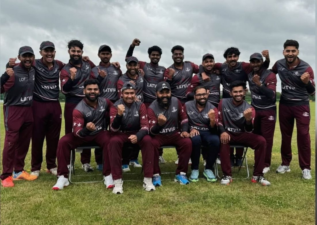 Сборная Латвии по крикету © соцсети