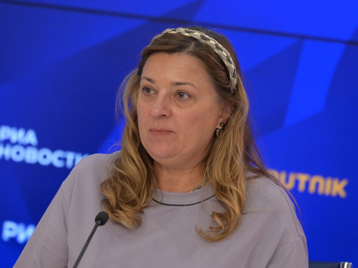    Директор Института русского языка Российского университета дружбы народов им. Патриса Лумумбы Анжела Должикова на пресс-конференции на тему: "Эпоха нейросетей: какие профессии будут востребованы через пять лет?"© РИА Новости / Мария Девахина