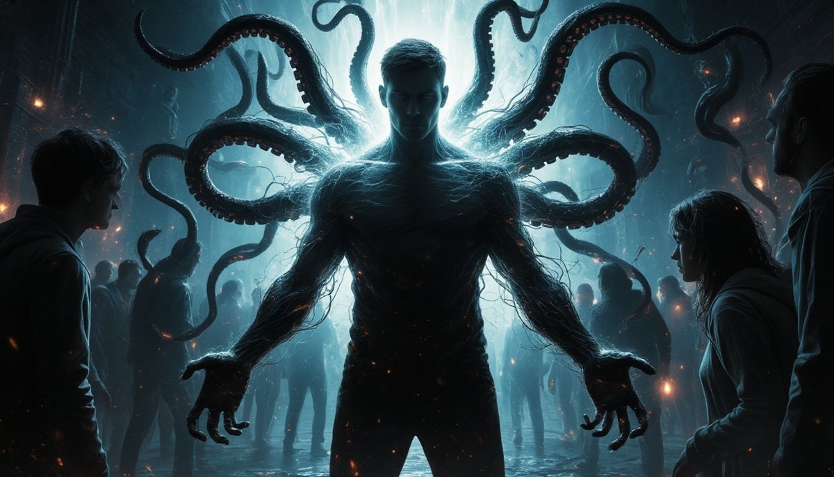 Человек высасывает жизненные силы