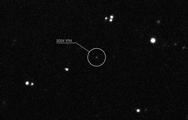    Астероид 2024 YR4  ESO/O. Hainaut/Handout via REUTERS