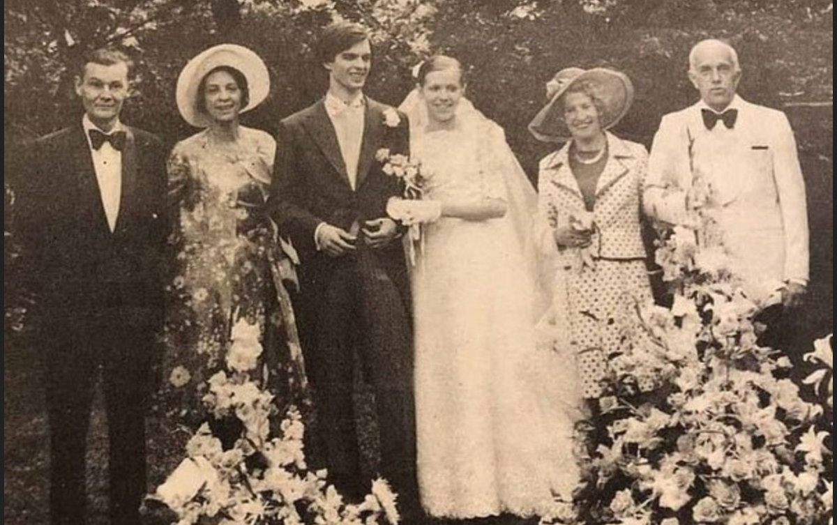 Брижит выходит замуж за  Андре-Луи Озьера. Фото из открытого источника в Яндексе