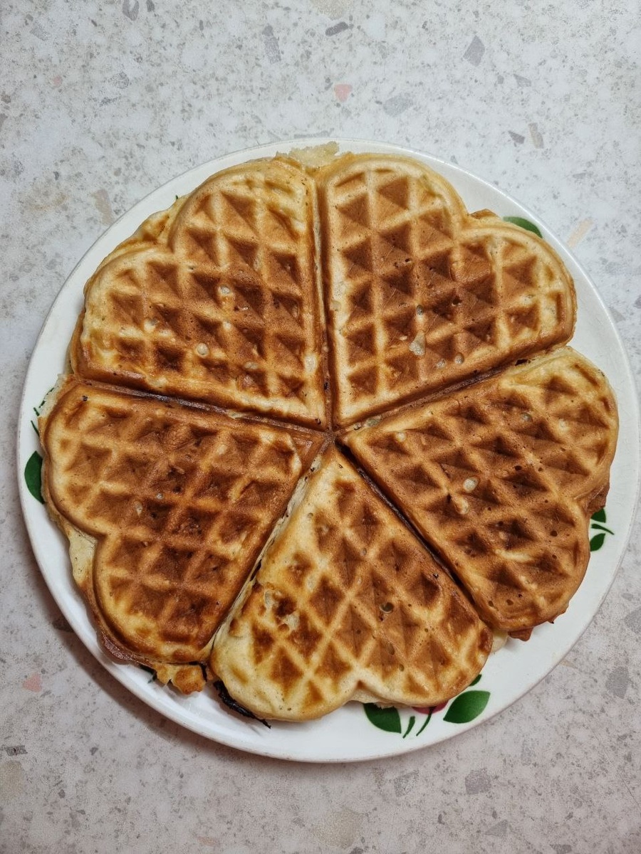 Яблочные вафли!