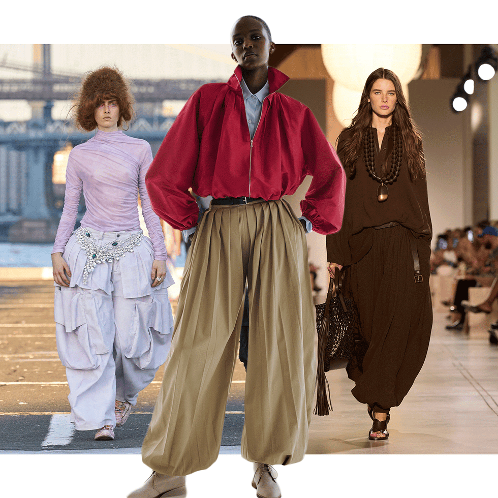Collina Strada, Altuzarra (Brown Jacket), Adam Lippes (Red Jacket), Michael Kors