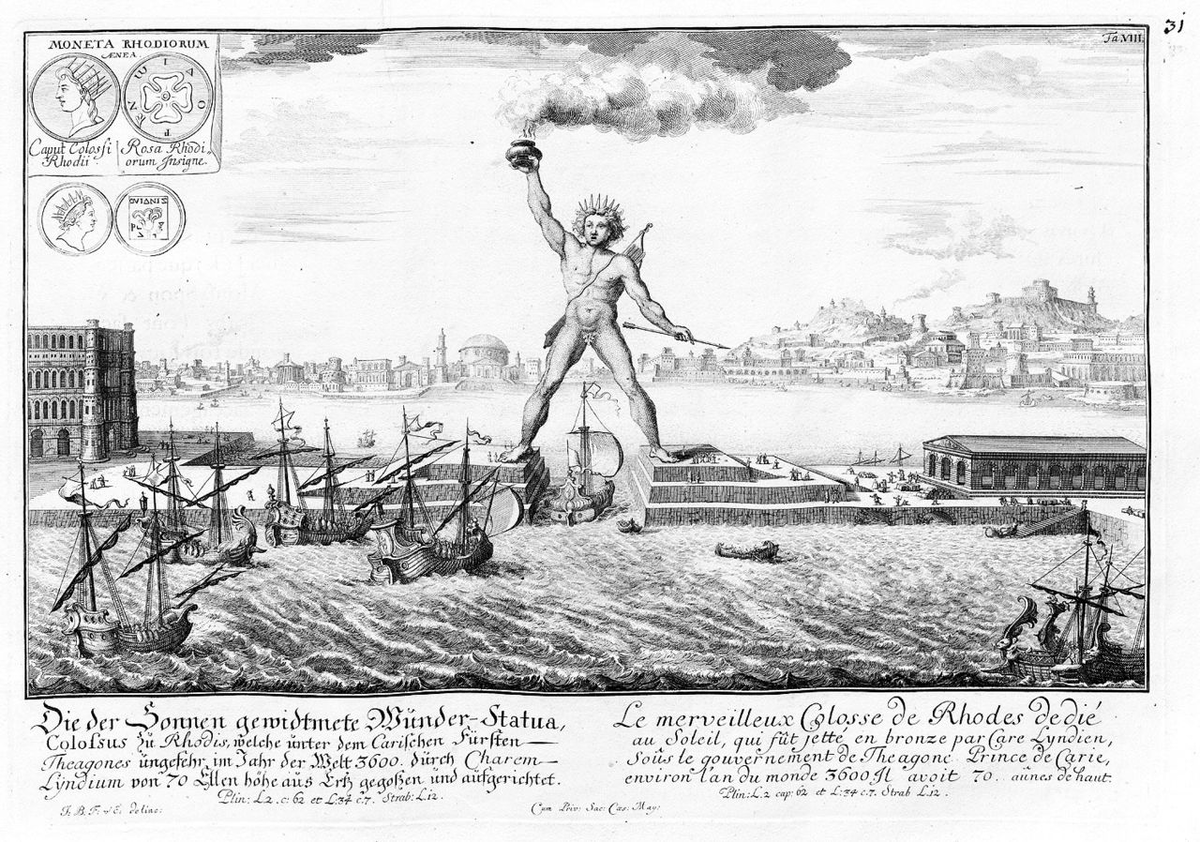 Гравюра по рисунку И. Б. Фишера фон Эрлаха. «Проект исторической архитектуры». 1721