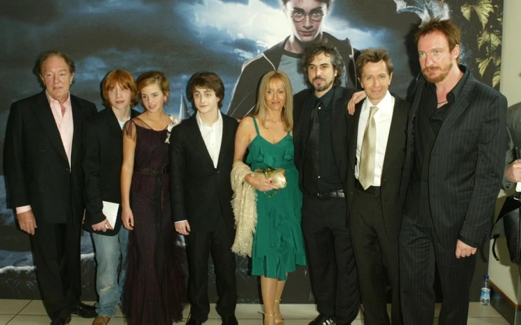 Фото из свободных источников. На премьере фильма "Гарри Поттер и узник Азкабана".