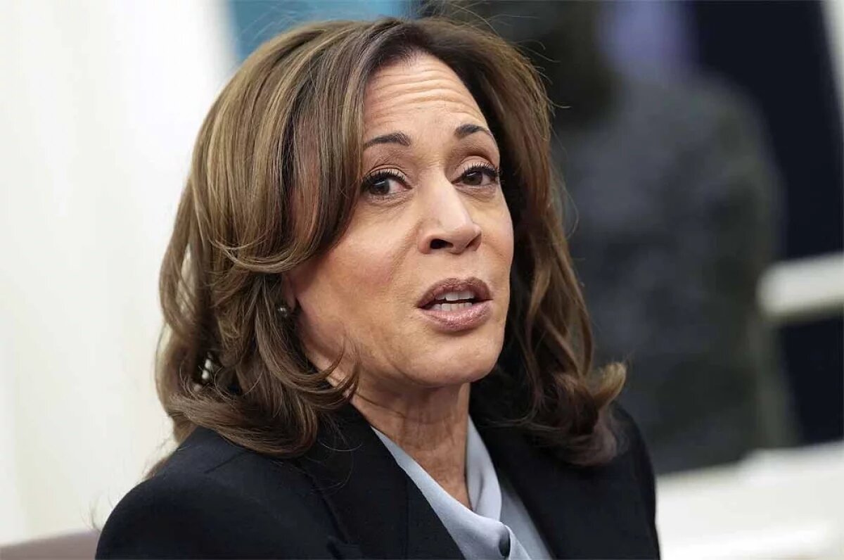    Бывшая вице-президент США Камала Харрис.