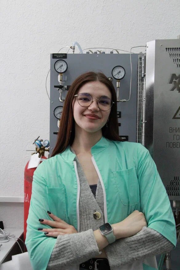 Член команды проекта, студентка ИГХТУ Наташа Сальникова