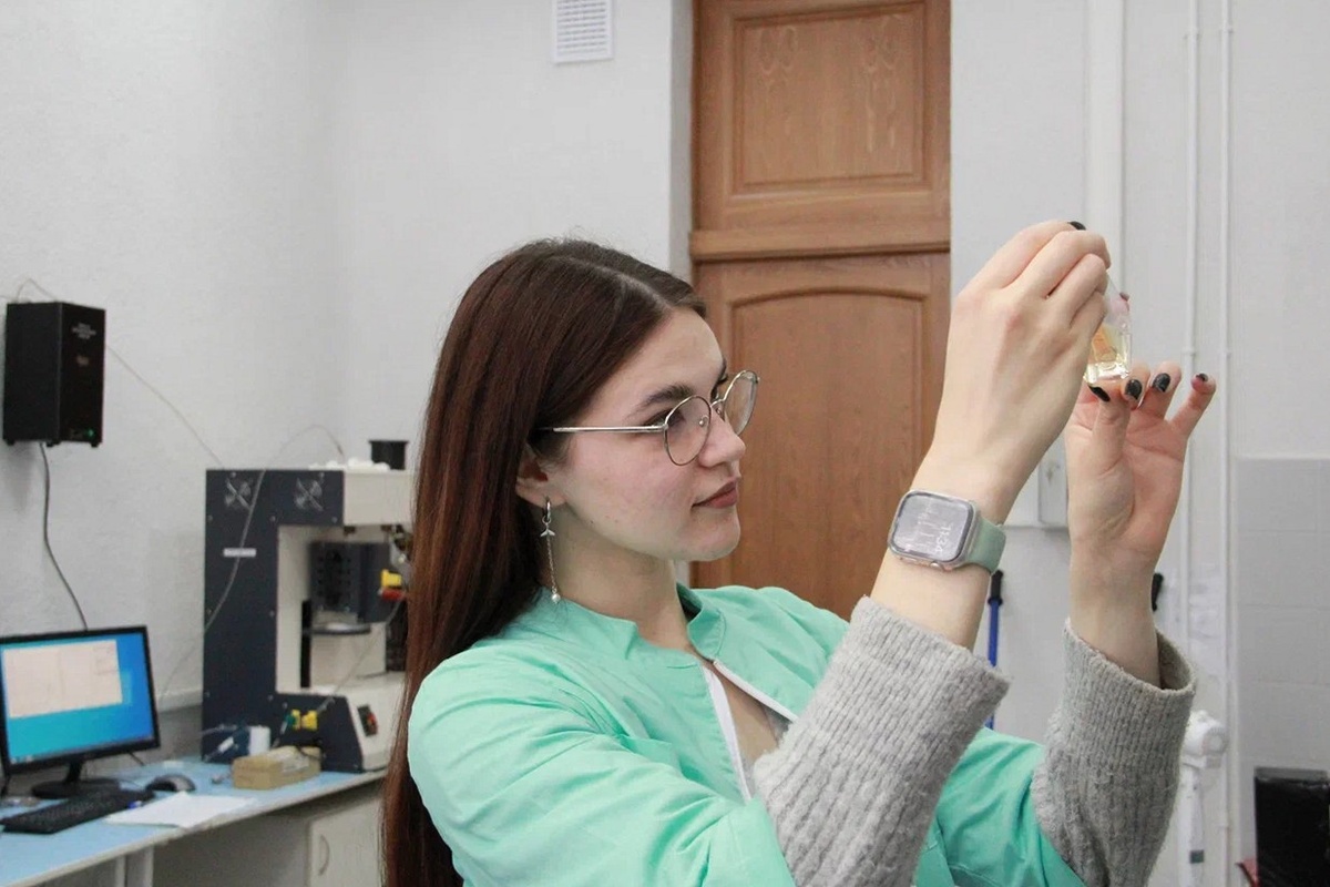 Член команды проекта, студентка ИГХТУ Наташа Сальникова