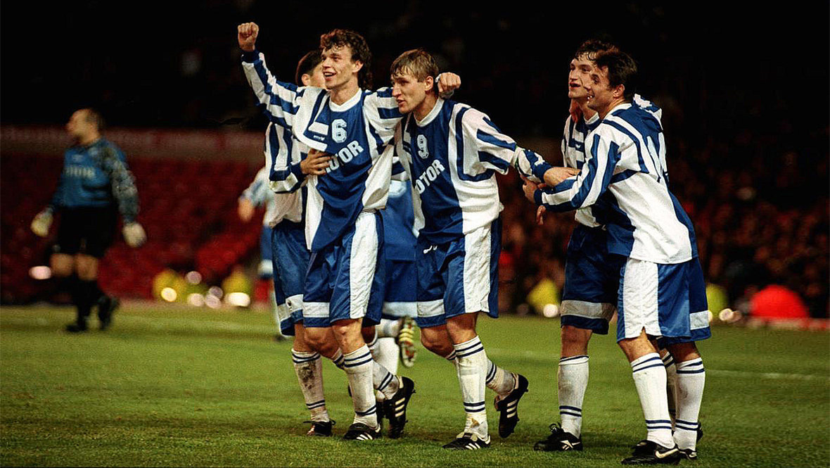    26 сентября 1995 года «Ротор» на выезде сыграл вничью с «Манчестер Юнайтед» (2:2) в Кубке УЕФА.PA Images