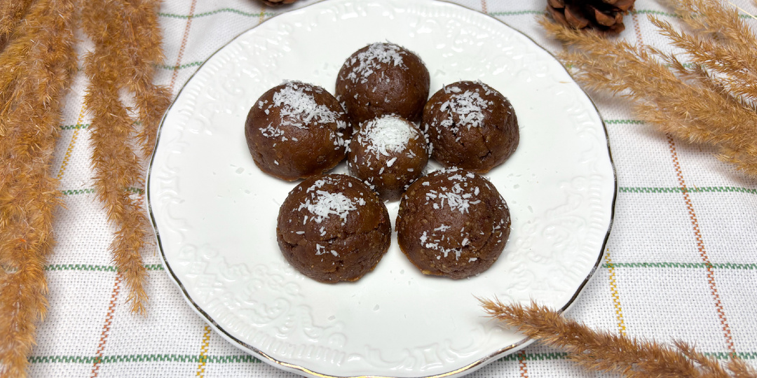 Праздничные конфеты по мотивам пирожного "картошка"