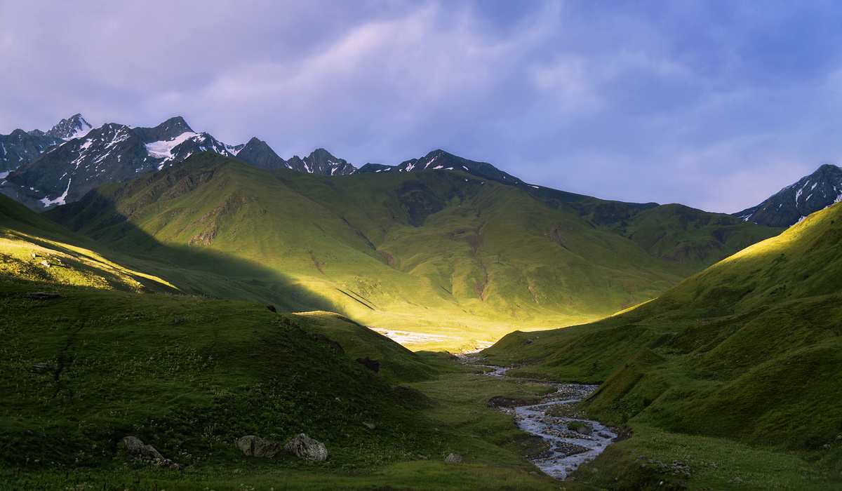 Урочище Уштулу, Верхняя Балкария. Автор фото, Юрий Шевченко. 28 июня 2019 г.