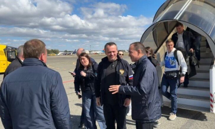    Вениамин Кондратьев и Андрей Никитин / admkrai.kdarnodar.ru