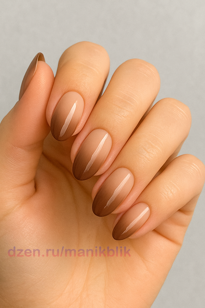 Маникюр Mocha Marble