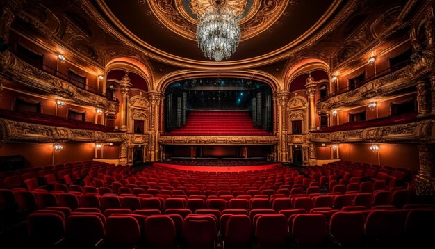 Зрительный зал Мариинского театра в Санкт-Петербурге