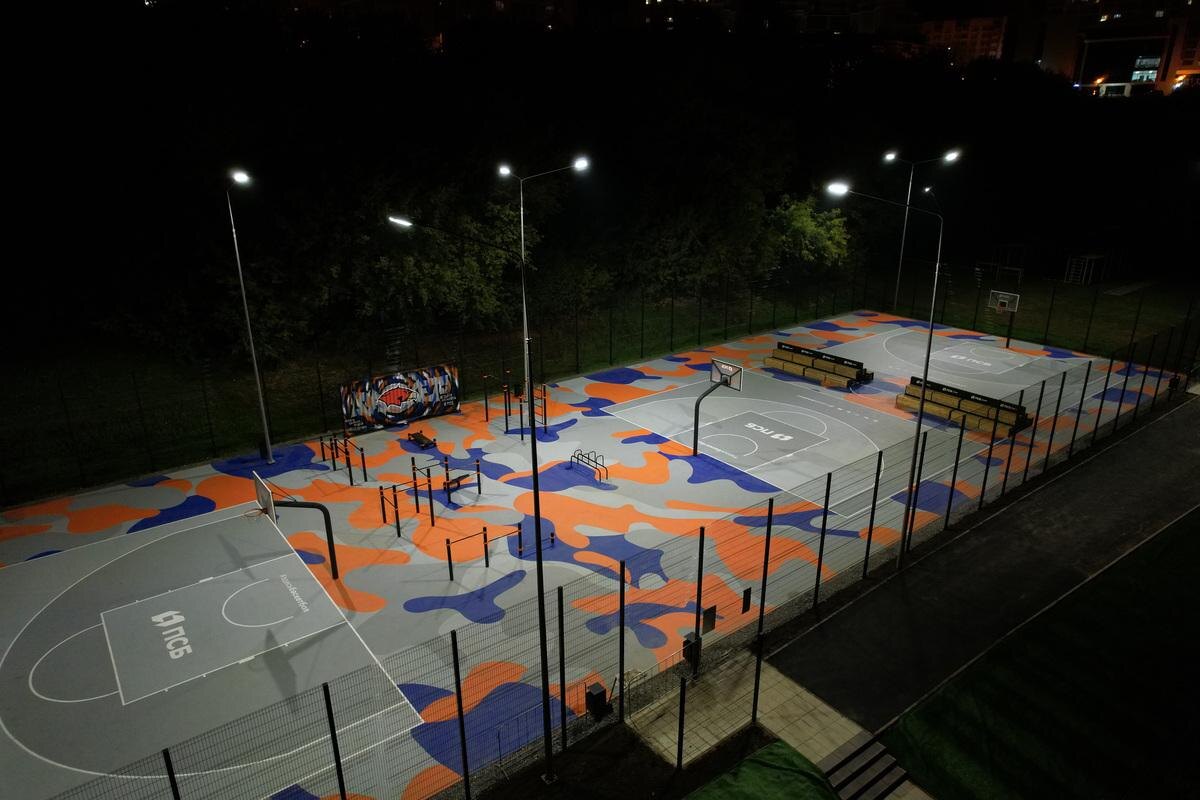 Центр уличного баскетбола в Чебоксарах