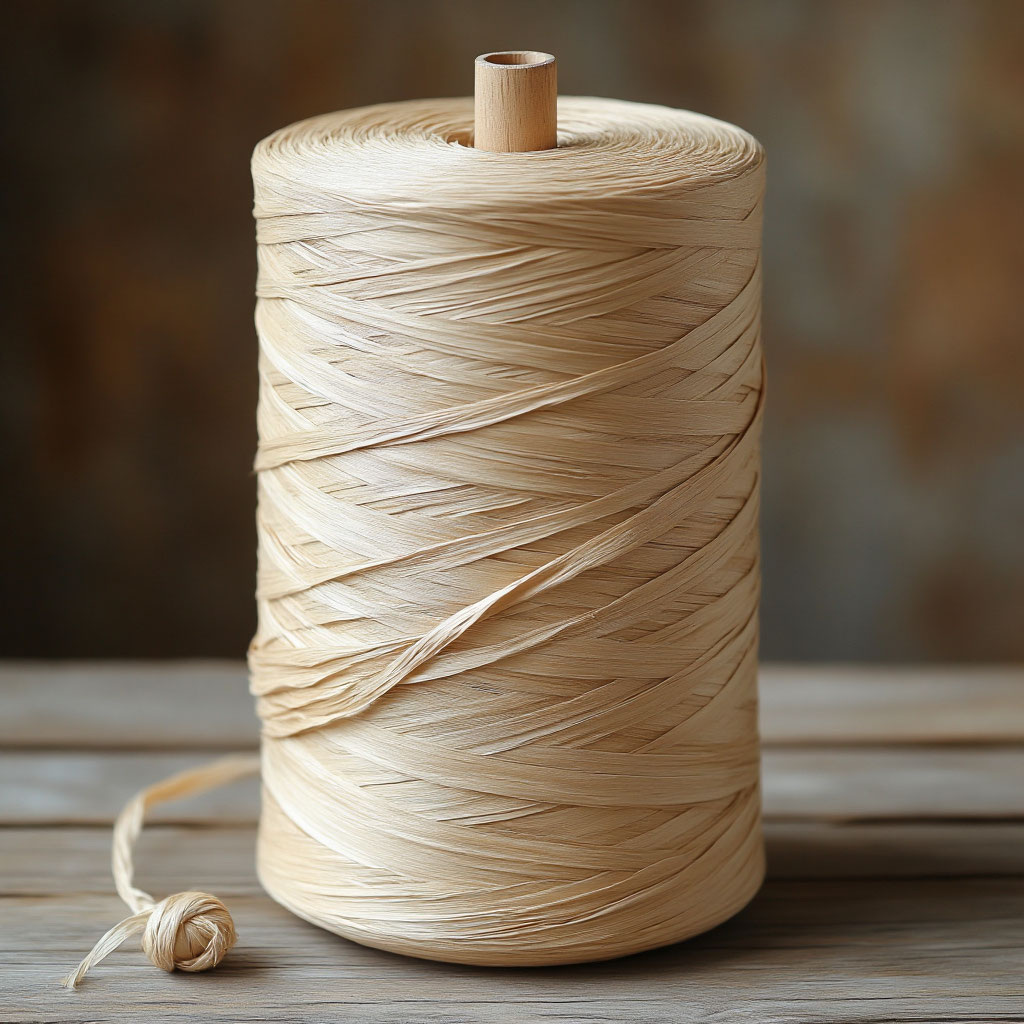 Рафия - особый вид пряжи о свойствах которой в этой статье