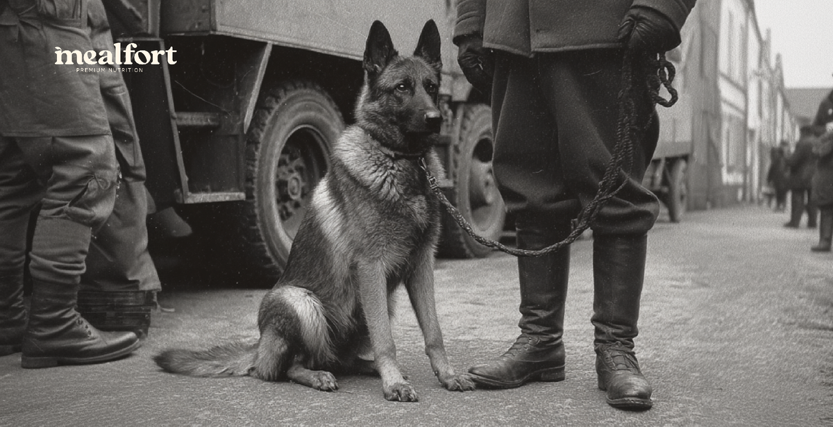 собака-овчарка, старое фото / фото mealfrot