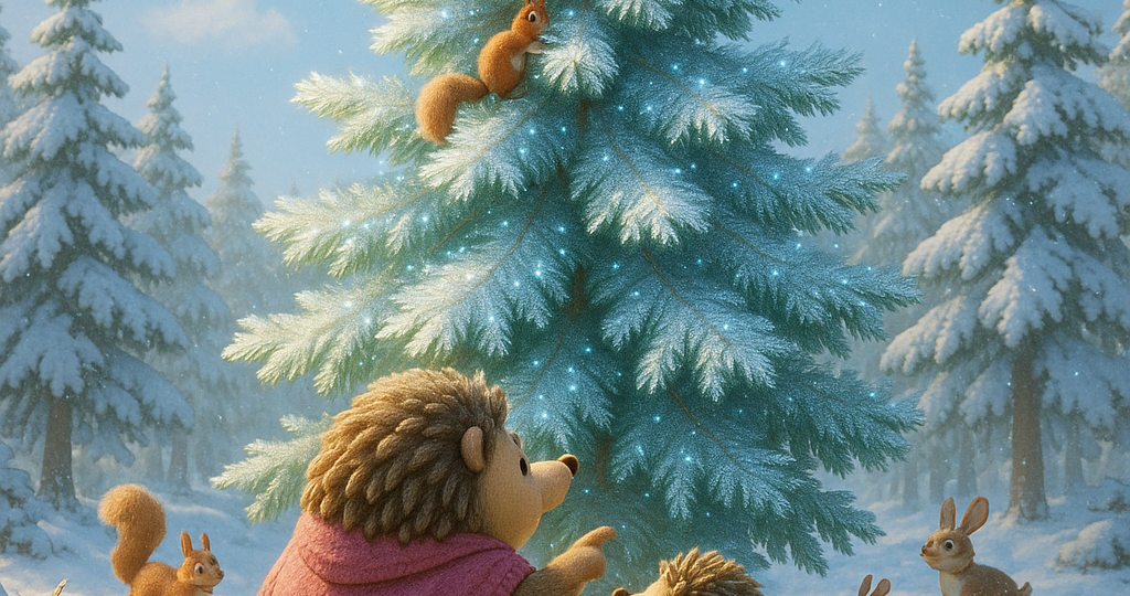 Сказка про ёжика и ёлочку