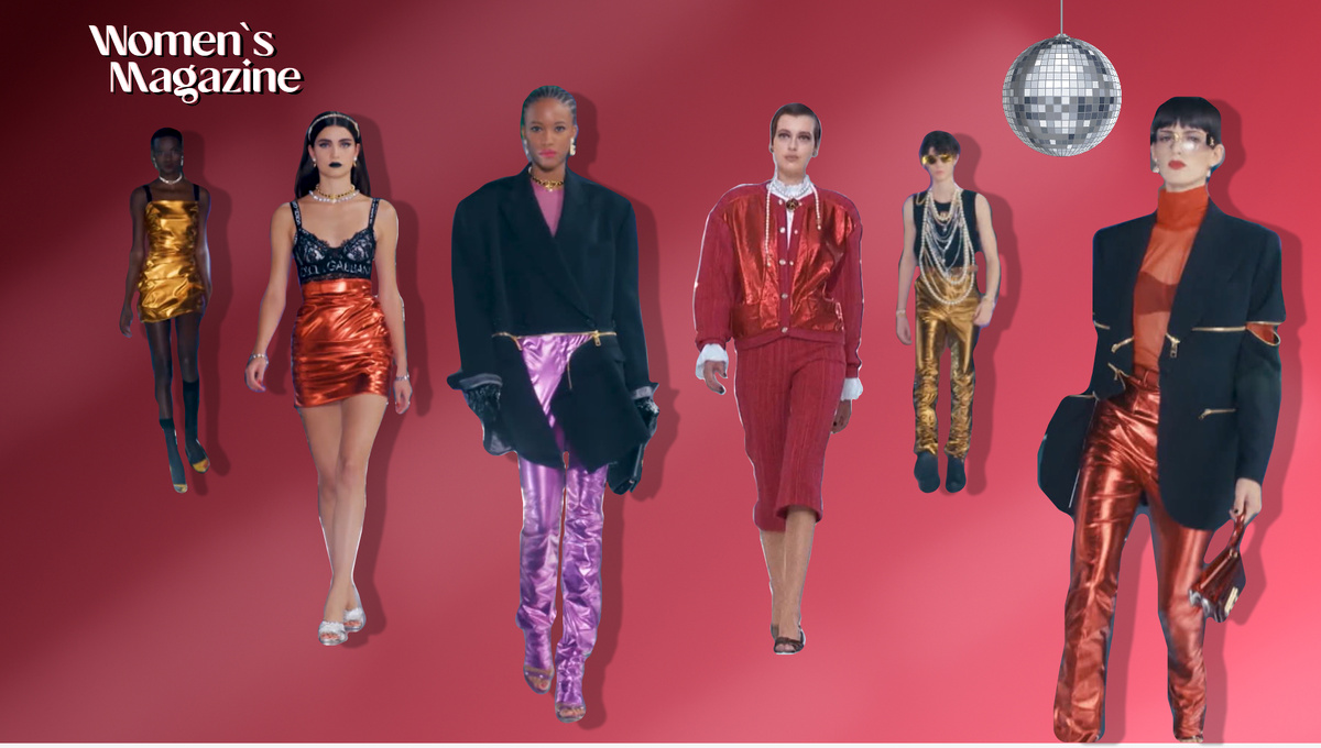 Примеры образов с цветом металлик