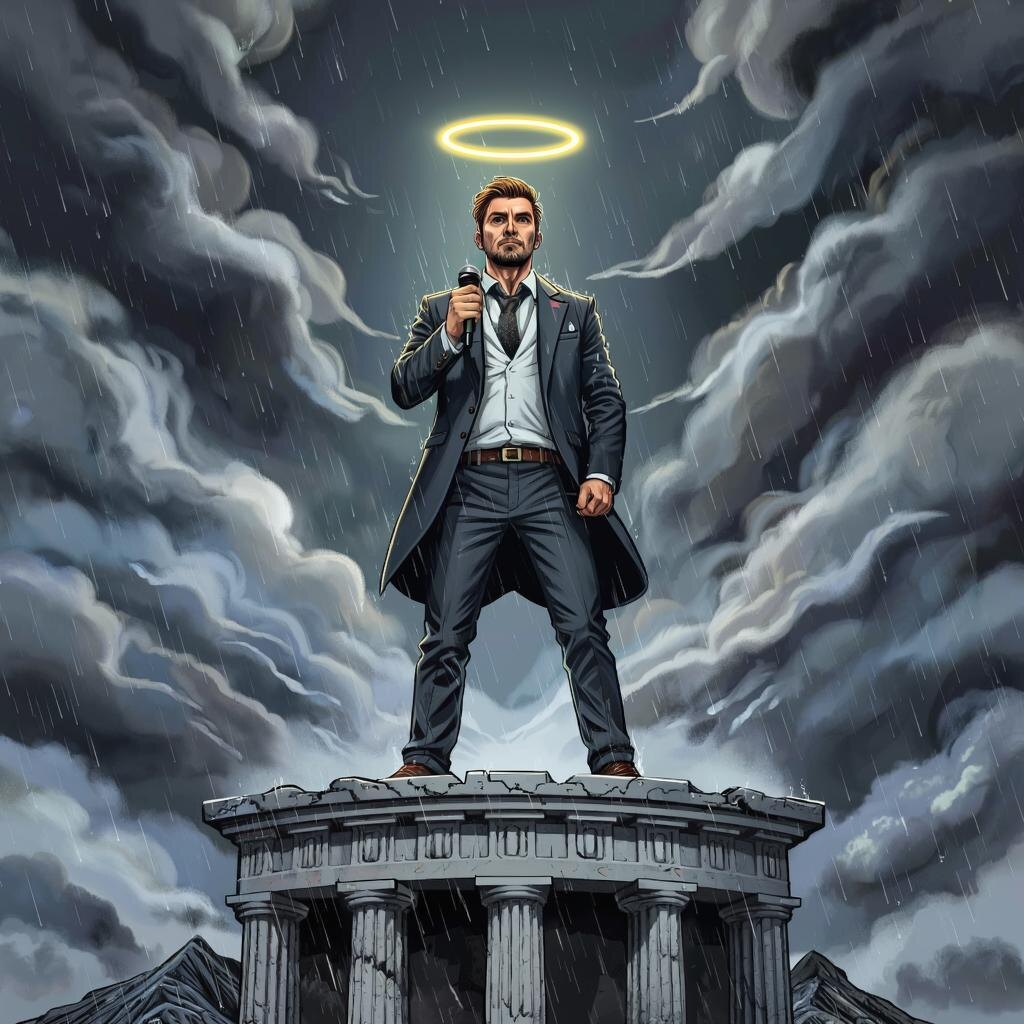 Обложка к стихотворению "Скоро будет и нимб..."