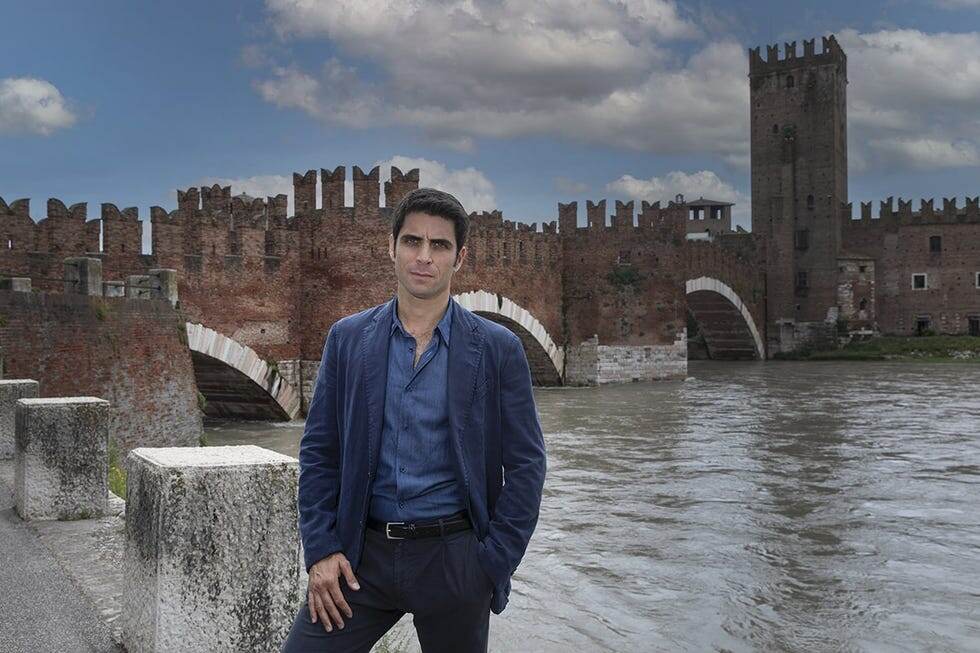 Марко Россетти на съёмках сериала «Костанца»