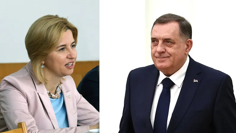 Ирина Влах и Милорад Додик
Фото:
OSCE Parliamentary Assembly; kremlin.ru