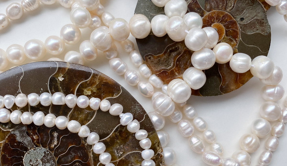 Натуральный пресноводный культивированный жемчуг