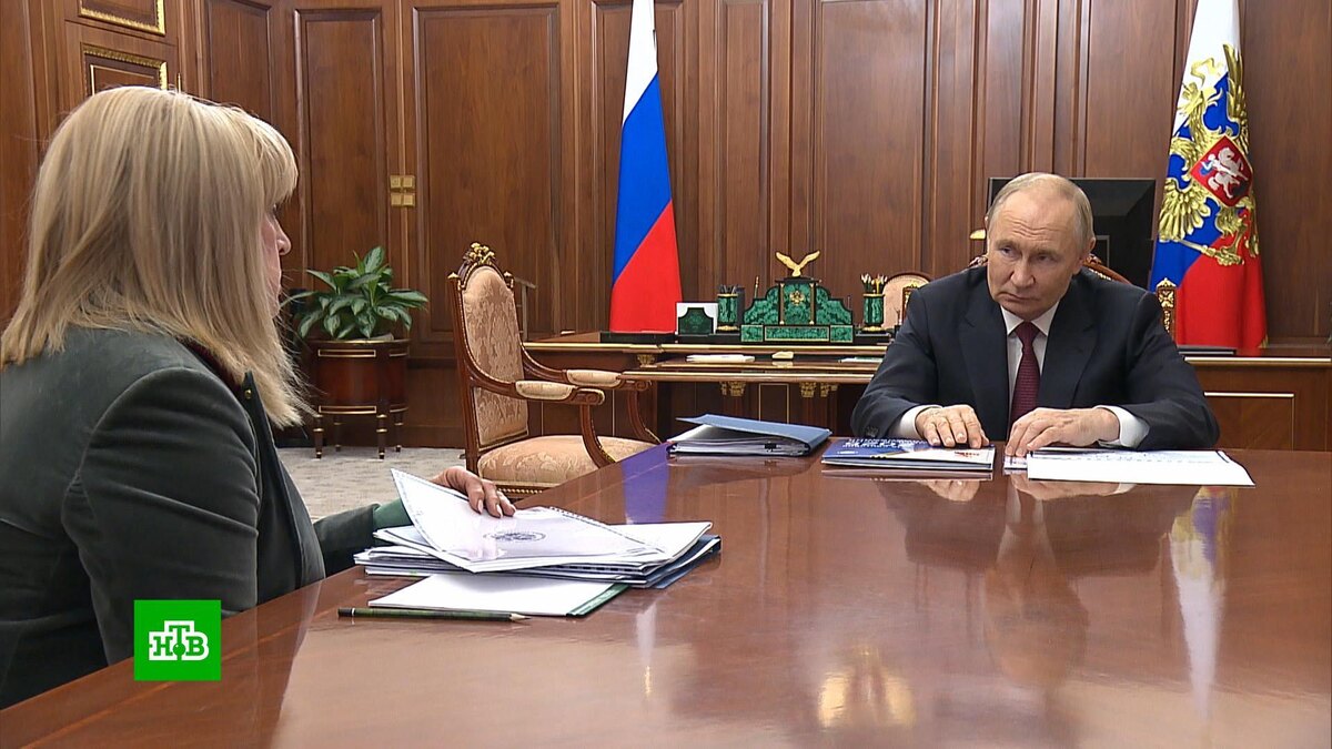    Путин обсудил с Памфиловой итоги Единого дня голосования