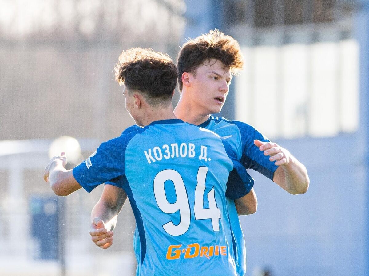    Футболисты "Зенита" в матче молодежного чемпионата России© пресс-служба ФК "Зенит" (Анна Мейер)