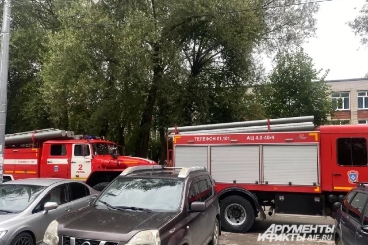    12 спасателей потушили пожар на проспекте Науки