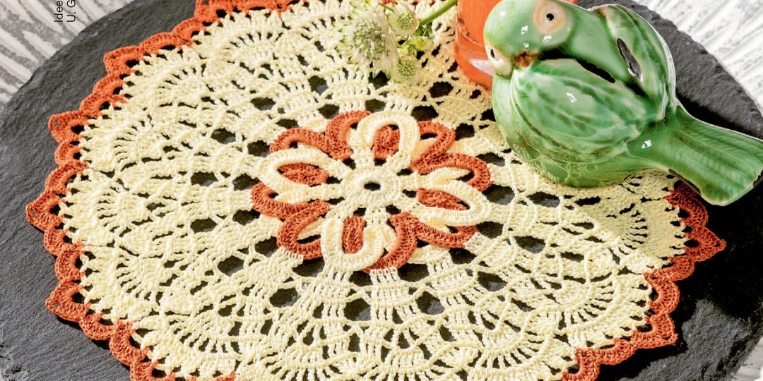 Круглые салфетки разной сложности для вязания крючком. Их можно применить в декоре в любое время года: делюсь идеями