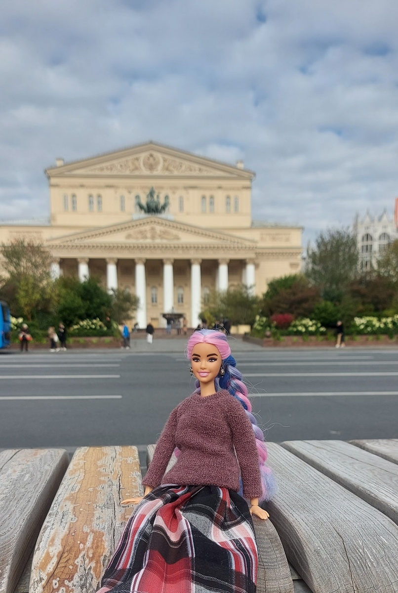 Флай на фоне Большого театра. Фото автора канала.