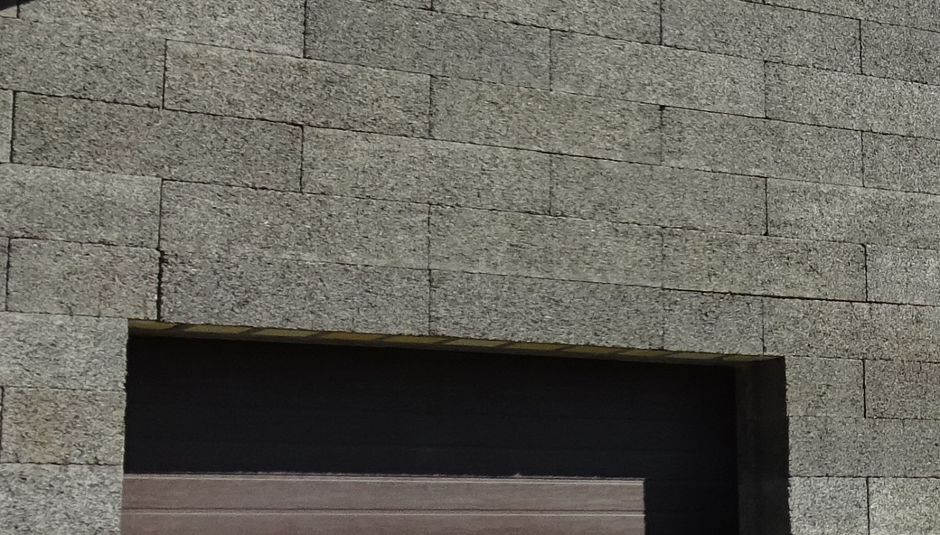 Блоки лежат без перевязки