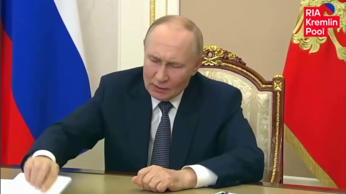    Кадры пресс-службы Кремля