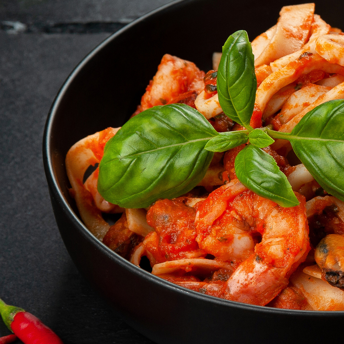 Паста с морепродуктами. Фуд фотограф Владислав Степашов