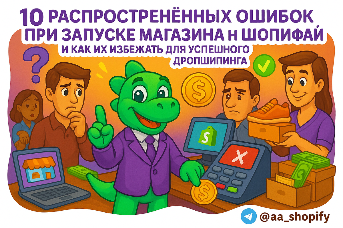    10 распространенных ошибок при запуске магазина на Шопифай и как их избежать для успешного дропшиппинга aa_ecom
