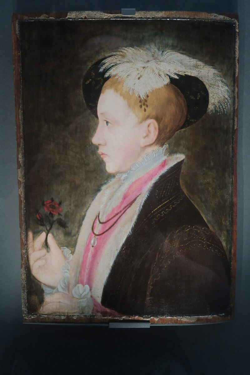 Эдуард VI, портрет из музея Виктории и Альберта. Фото автора