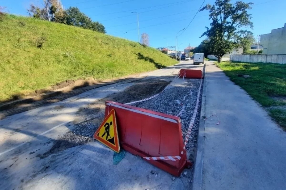    В Калининграде перекроют 2-й Трамвайный переулок до весны