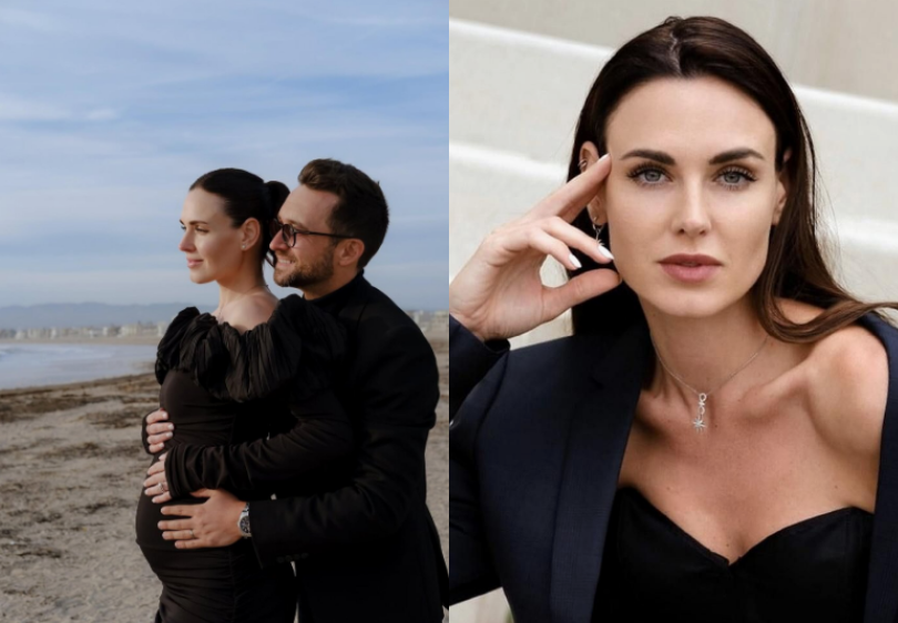 на фото Ирина Антоненко с мужем